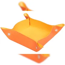 Rhodia 2x reversibler Taschenleerer IT Kunstleder, 12x12x4,5cm Tangerine 318954C