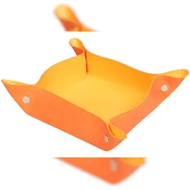 Rhodia 2x reversibler Taschenleerer IT Kunstleder, 12x12x4,5cm Tangerine 318954C