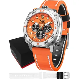 Vostok Europe Systema Periodicum Chronograph Leder 45,5 mm VK67-650A723