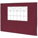 paramondo Seitenwand-Fenster für Faltpavillon Basic oder Premium bordeaux
