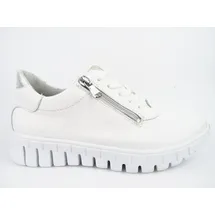 WALDLÄUFER Schnürschuh bequem in weiss Weiss, Gr.: 37