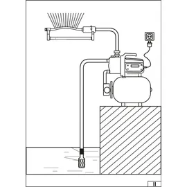 Yato Hydrophore inox auto 1200W 4000L/H 19L Tank