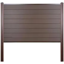 MCW Sichtschutzelement 195 x 122 cm Braun WPC