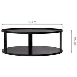 Cook King Feuerschalenbasis Ø 82 cm Schwarz