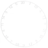 Kings Dart Dart-Zahlenring für Dartscheibe Professional HD"