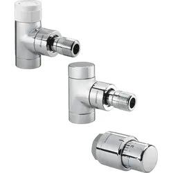 Oventrop Anschluss-Set Eckform „E“ in verchromt