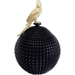 Aufbewahrungsbox KARE DESIGN "Deko Dose Parrot 40cm", gold (goldfarben), B:26cm H:40,3cm T:26cm, Aufbewahrungsboxen