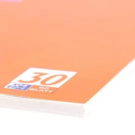 Oxford Collegeblock blanko A4 orange/schwarz