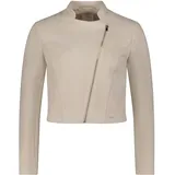 Betty & Co Bikerjacke mit Stehkragen in Grau | Gr.: 38