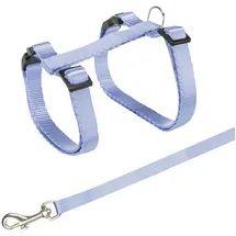 Trixie Katzengeschirr mit Leine 1,20 m Weiß/Mehrfarbig 27–45 cm