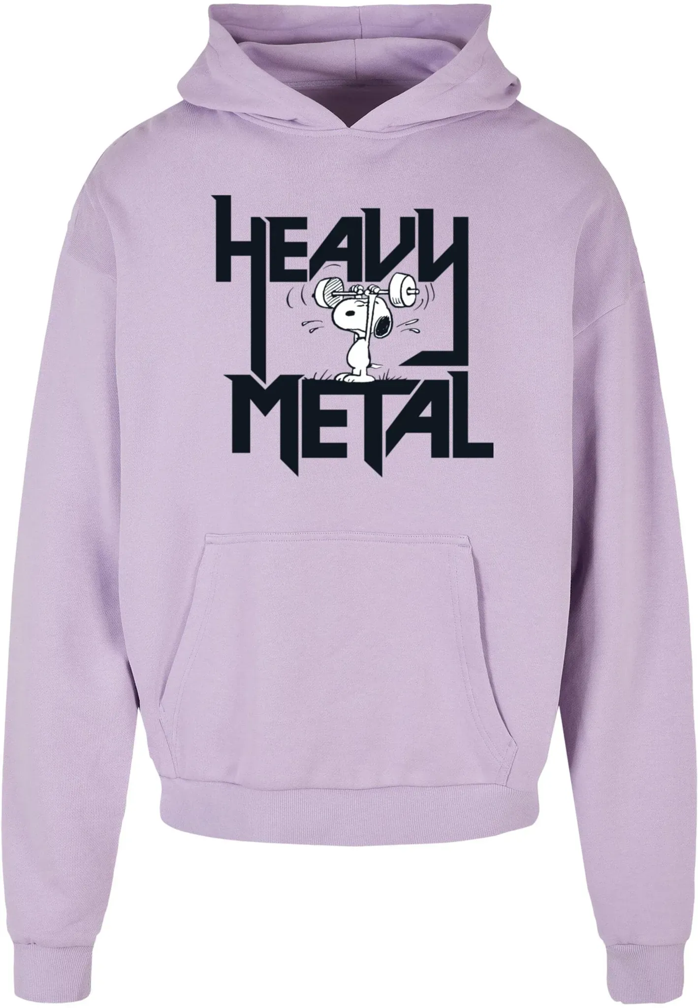 Kapuzensweatshirt MERCHCODE "Merchcode Herren Heavy Metal with Ultra Heavy Hoody", Herren, Gr. S, lila, 100% Baumwolle, bedruckt, Langarm, Sweatshirts