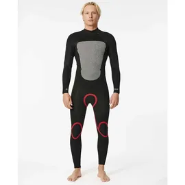 Rip Curl Omega 4/3 Mm Gb Steamer Langarm-neoprenanzug Mit Reißverschluss Am Rücken - Slate L