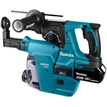 Makita DHR243RTJW inkl. 2 x 5,0 Ah + Makpac + Schnellladegerät + Staubabsaugung