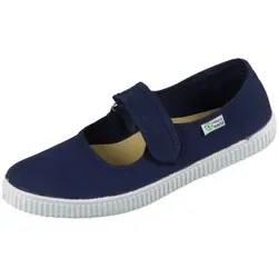 Natural World Eco  Halbschuhe Spangenschuhe W56000-77 marino organic cotton W56000-77  in Blau, 28