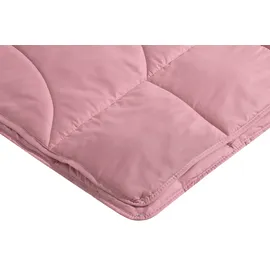 MY HOME Microfaserbettdecke MY HOME "Microlux, Bettdecke 135x200 cm, und Übergrößen bis 240x220cm", rosa, B:240cm L:220cm, Bezug: 100% Polyester. Obermaterial: 100% Polyester.