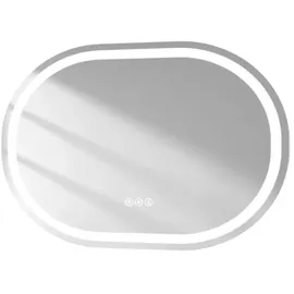 EMKE Emke, Spiegelschrank, Badspiegel mit Beleuchtung Φ60cm,Beschlagfrei, 3 Farbtemperaturen(3000K-6500K) und dimmbaren