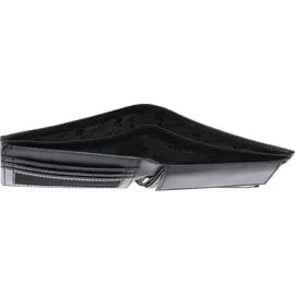 Oxmox Geldbörse Leather RFID Protect Lizard Unisex schwarz