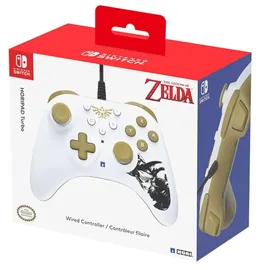 Hori HoriPad Turbo Controller Gold Weiß Nintendo Switch