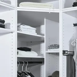 BASED Eckschrank UNIT 91,1 x 242,2 x 91,1 cm Weiß