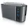Arendo Toaster Langschlitz schwarz