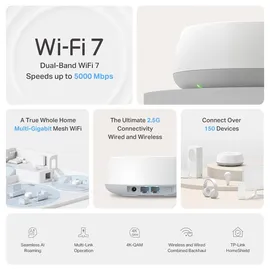 TP-Link Deco BE25 Wi-Fi 7 Mesh System 3 St.