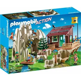 Playmobil Action Kletterfels mit Berghütte 9126