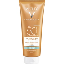 Vichy, Sonnencreme, Idéal Soleil Feuchtigkeitsspendende Sonnen-Milch (Sonnenmilch, SPF 50, 300 ml, 331 g)