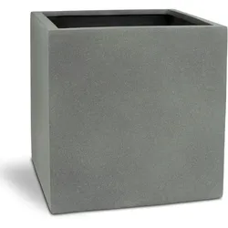 Polystone Pflanzwürfel - glatte Oberfläche 50 cm grau