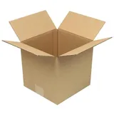 TransPak Transpak, - Faltkarton 1-wellig Höhenrillung Maße 220x210x210mm A5 Qualität 1.20 B braun braun