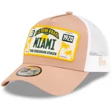 New Era Trucker Cap - Florida Miami beige