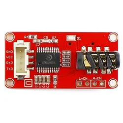 Elecrow Crowtail-MP3 Player 2.0, 24 Bit DAC, 3,5mm Ausgang, SD-Karten-Slot, JST-PH 2.0 4-Pin, 5V