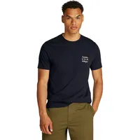 Tommy Hilfiger Stack Kurzarm-T-Shirt Desert Sky M