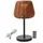 MARELIDA LED Garten Tischlampe Braun