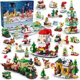 luxuskollektion Weihnachts-Adventskalender-Bausatz 2024, Countdown-Spielset mit 24 Überraschungen & Weihnachtsspielzeug