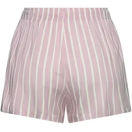LASCANA Schlafshorts Gestreift Rosa 40