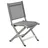 Dehner Klappstuhl Chicago 88 x 57,5 x 48,5 cm grau