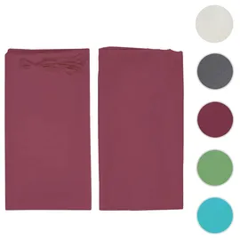 MCW Ersatzbezug für Pergola Pavillon Beja 3x3m ~ bordeaux-rot