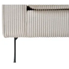 PLACES OF STYLE Loveseat »Pinto 105 cm, Cord, Chenille, Lederoptik«, mit Keder, Metallfüßen und auch in Cord Bezug erhältlich