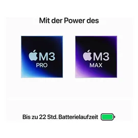 Apple MacBook Pro 16.2", Space Black, M3 Max - 16 Core CPU / 40 Core GPU, 48GB RAM, 1TB SSD, DE (MUW63D/A [2023 /Z1CM])