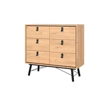 CaliCosy Kommode Ripley 102 x 95 x 40 cm Holzfarben