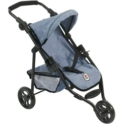 Bayer Chic Puppen-Jogging-Buggy Lola, blau