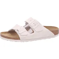 Birkenstock Arizona Damen Pantolette in Weiß, Größe 39 - Weiß