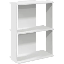 vidaXL Bücherregal 3 Böden 60 x 30 x 80 cm Weiß