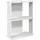 vidaXL Bücherregal 3 Böden 60 x 30 x 80 cm Weiß
