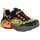 SKECHERS Dino Lights Kinder Schwarz/Orange/Grün 32