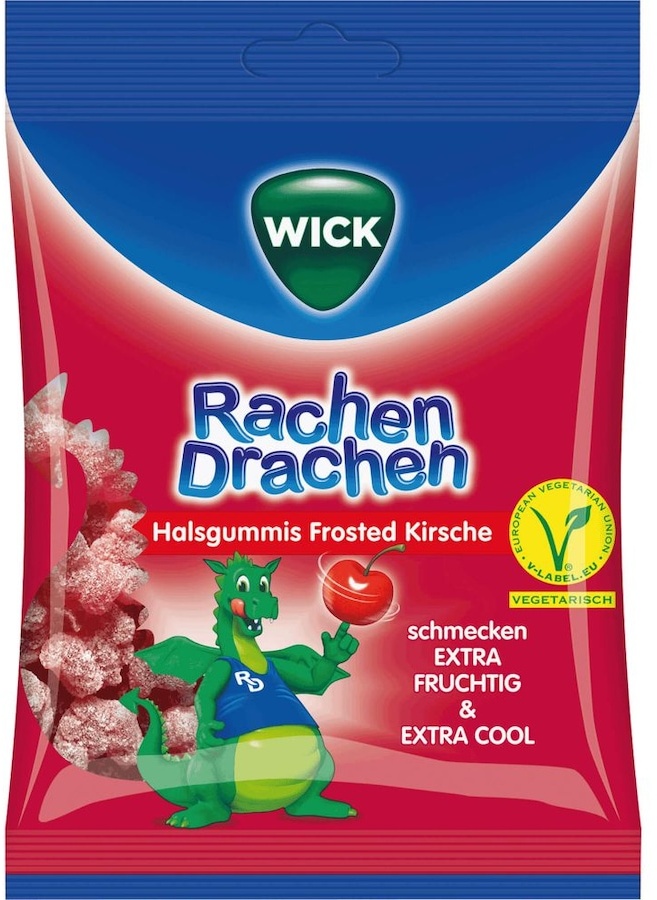 WICK WICK RachenDrachen Halsgummis Kirsche Halsschmerzen 075 kg