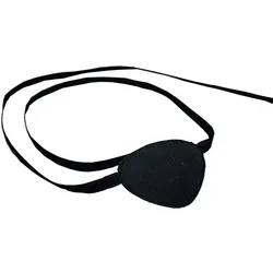 Augenklappe mit Bindeband schwarz
