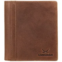 Sansibar Geldbörse Damen, Herren Portemonnaie cognac