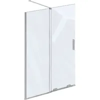Ravak Roll - Duschtrennwand Walk-in 140x195 Cm, Chrom/klarglas X9wvm0c00z1