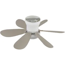 GLOBO Deckenventilator 51 cm Weiß/Khaki